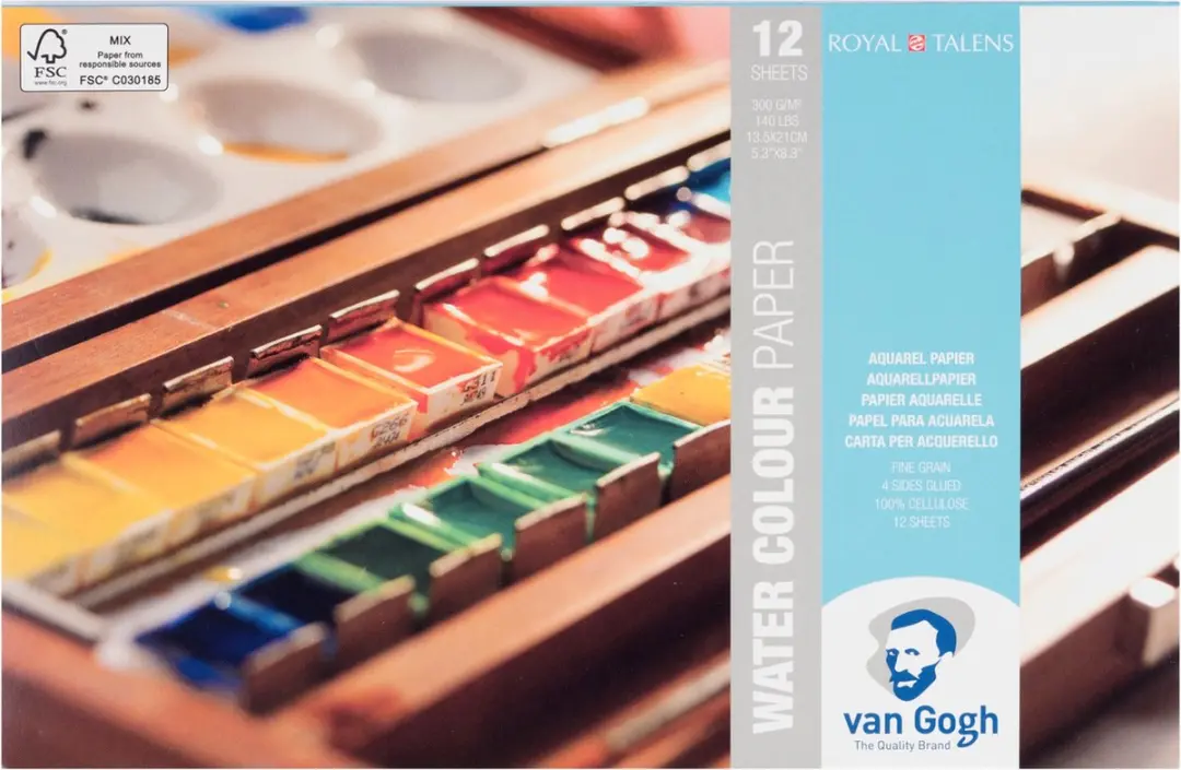 Van Gogh Blok Aquarelpapier 12 Vel 300g