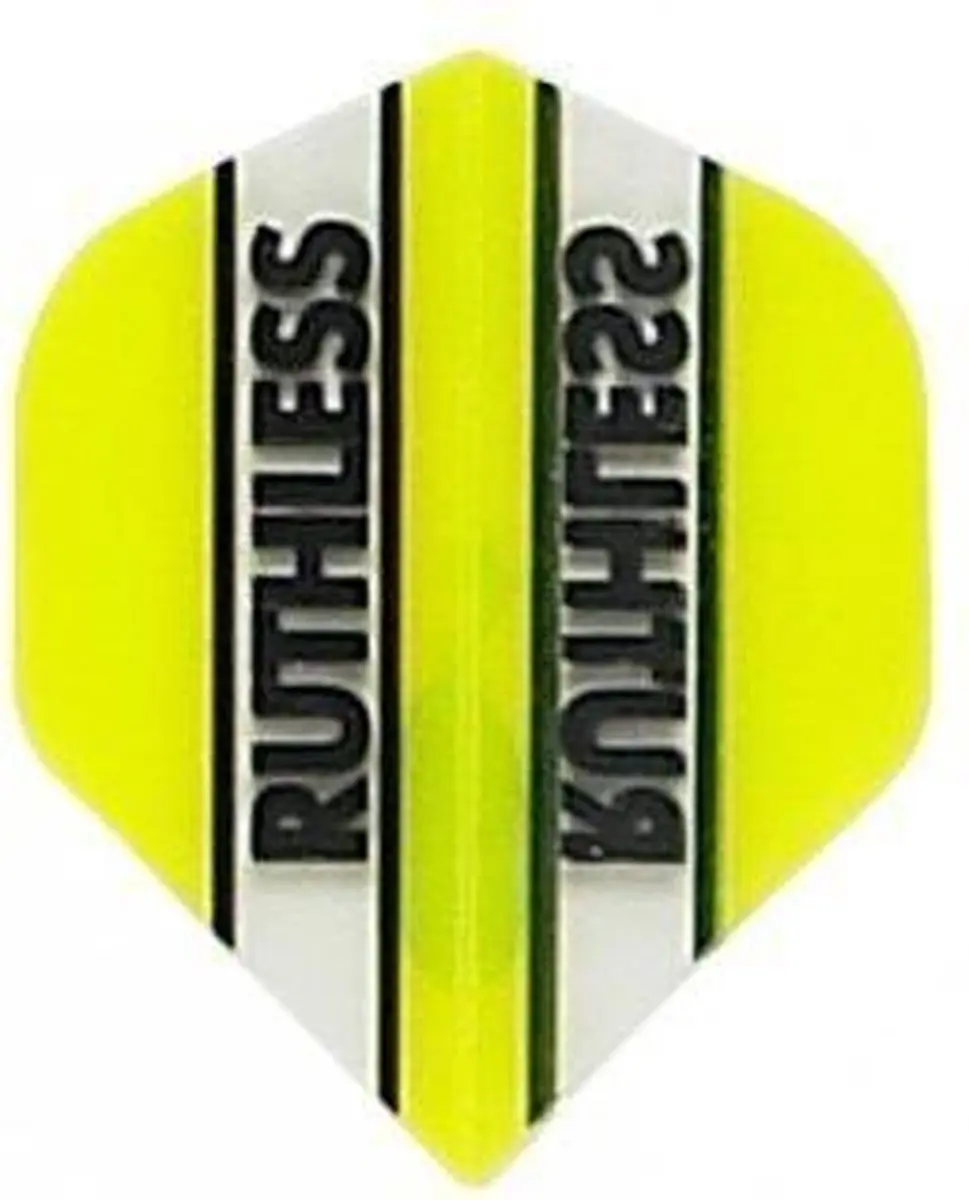 Ruthless Transparant Yellow Dart Flights F3520