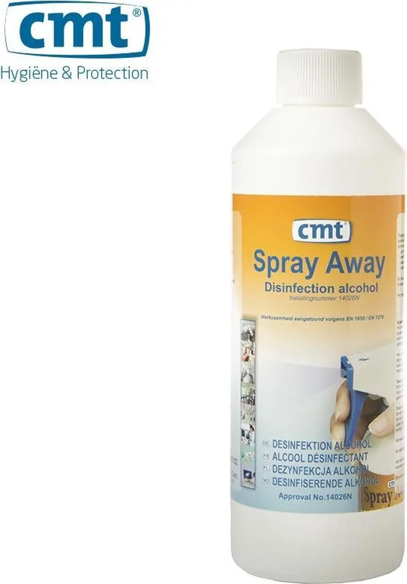 CMT Spray-Away Alcohol 500ml - 12 Stuks