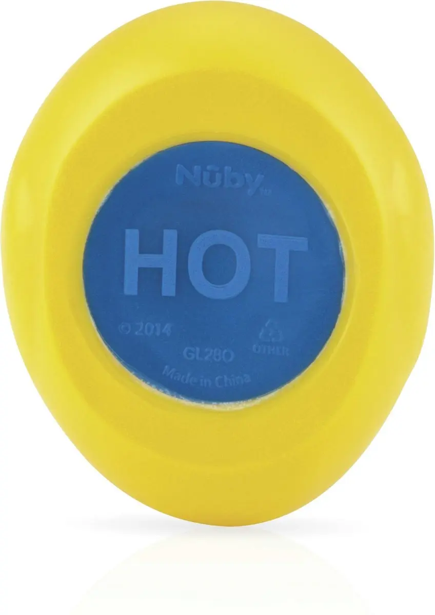 Nûby Warmtegevoelige Badeend ID6196 - Rood/Geel