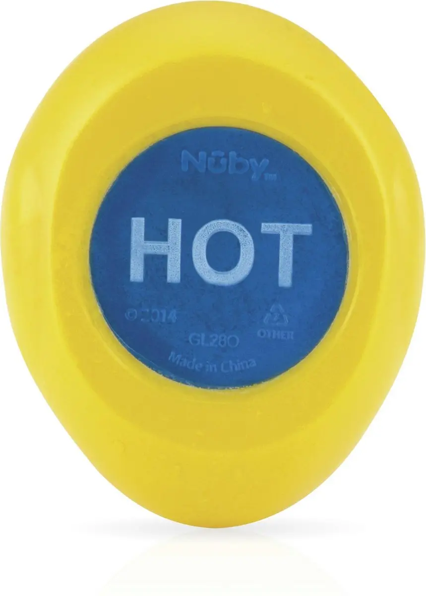 Nûby Warmtegevoelige Badeend ID6196 - Rood/Geel