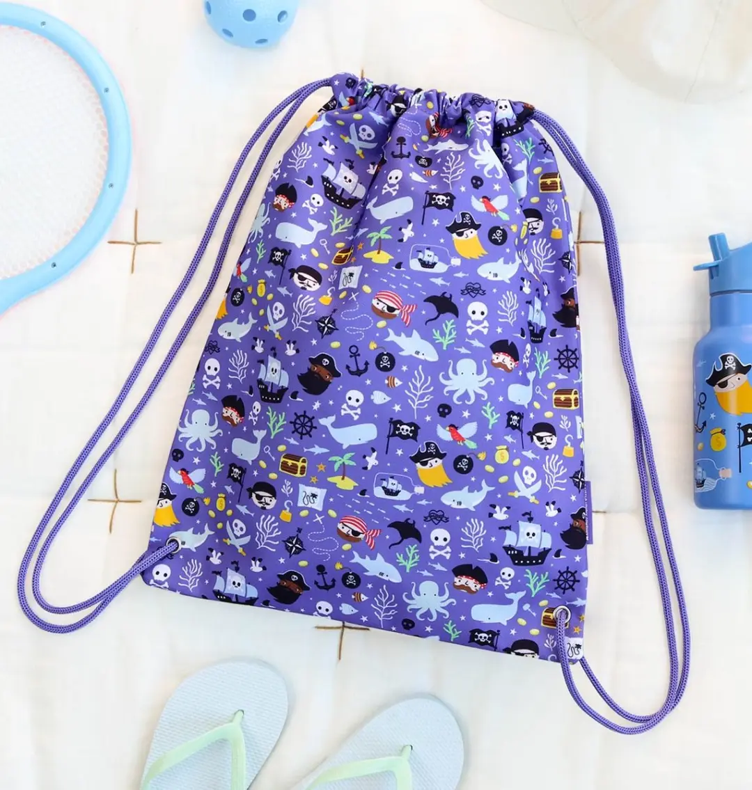 A Little Lovely Company Gymtas Piraten - 5L