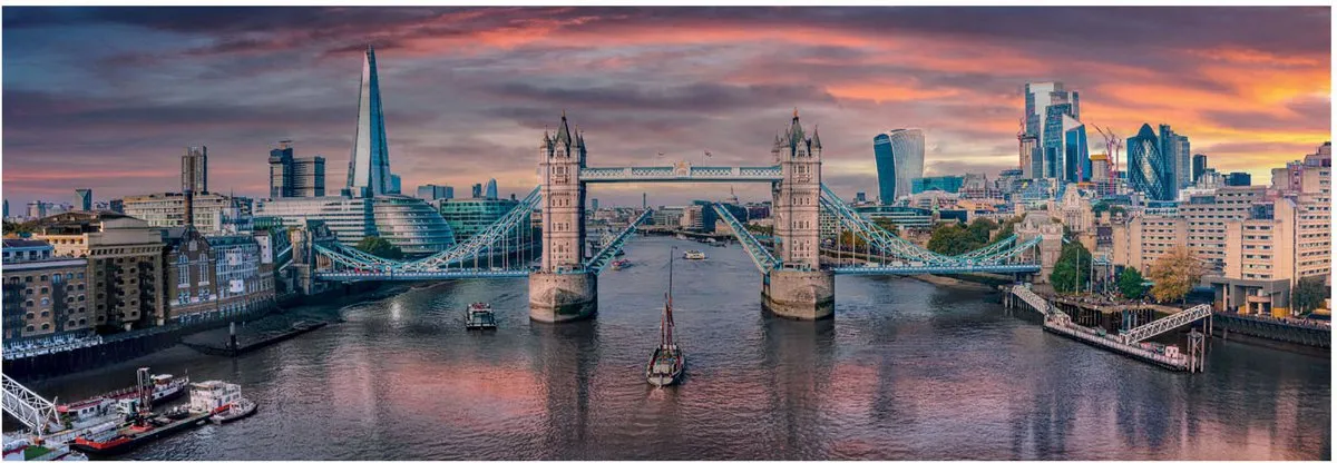 Clementoni Panorama Thames Puzzel 1000 Stuks - Multicolor