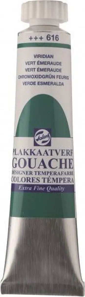 Talens Plakkaatverf 616 Vert Emeraude Gouache 20ml