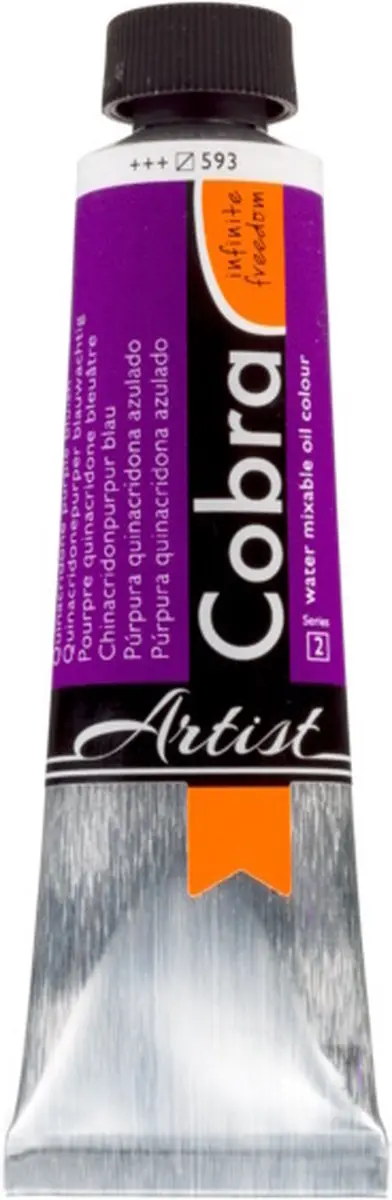 Cobra Artist Olieverf Quinacridone Purple Blue 593