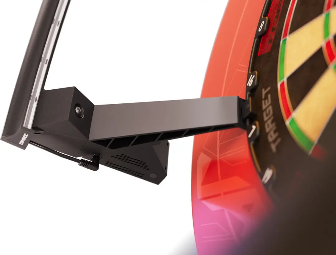Target Omni Dartbord Auto Score Ring - 4 HD Camera's - Zwart