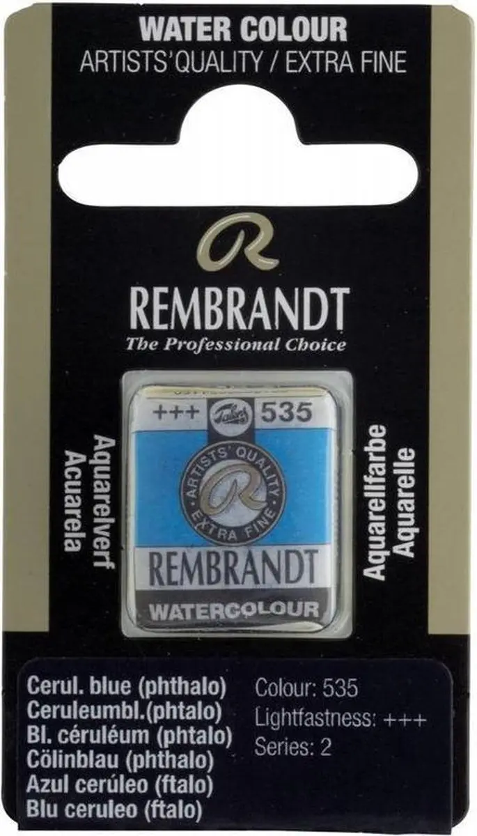 Rembrandt Waterverf Napje Cerulean Blue (535)