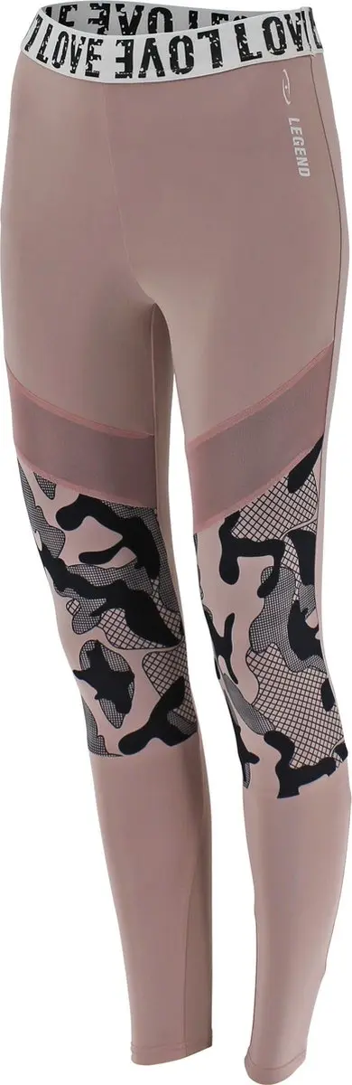Legend Sportlegging Y4730061 - S - Zwart/Rose