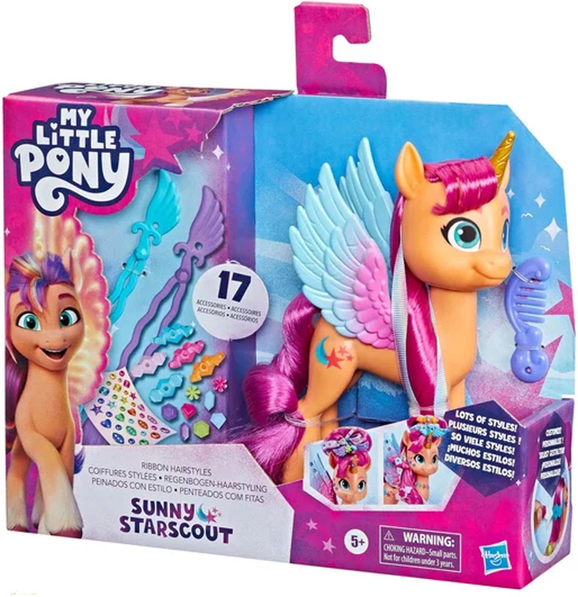 My Little Pony Ribbon Hairstyles Sunny Starscout - Speelfiguur - 5+ jaar