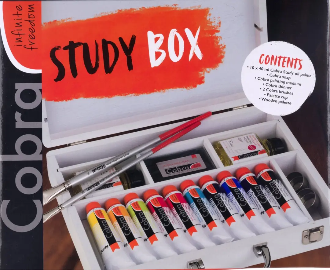 Cobra Study Olieverfset 10x40ml