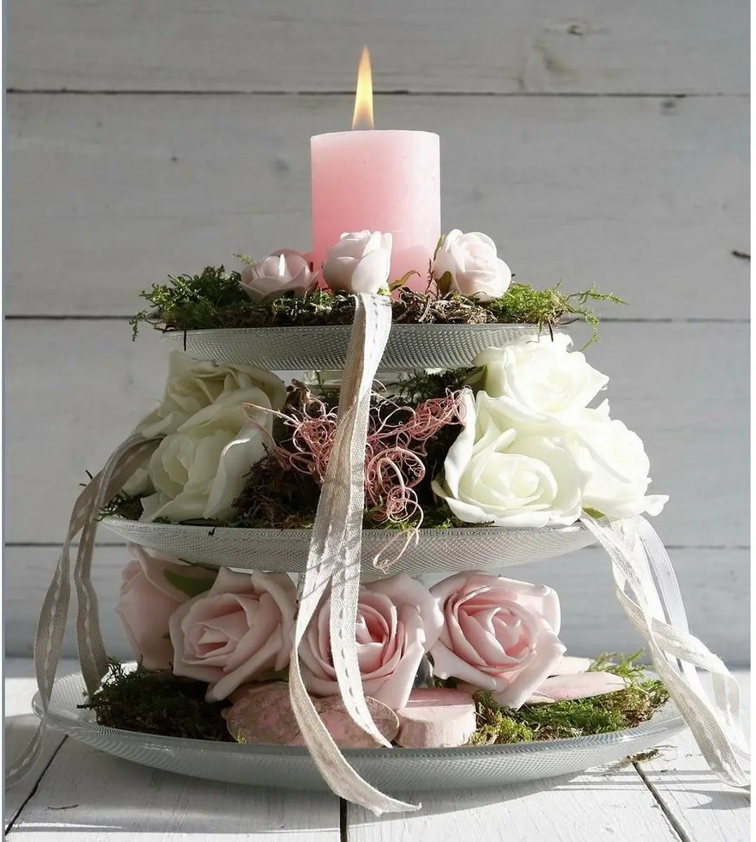 Ideas4seasons Roosjes Foam Lichtroze - 70 Stuks
