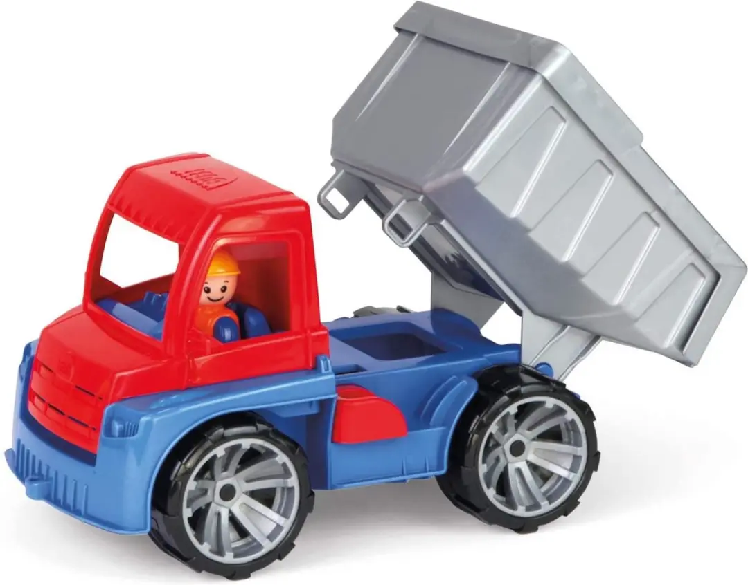 Lena Truxx Jongens Vrachtwagen 37,6x21,4cm - Rood/Blauw