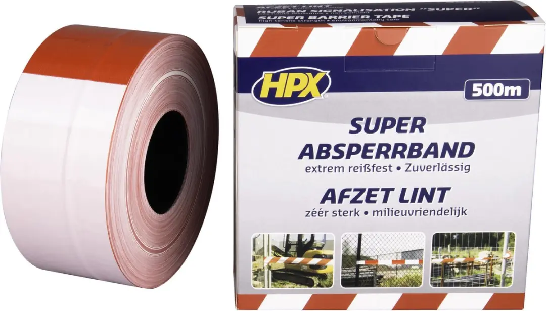 HPX Afzetlint Super Barrier 80mm x 500m