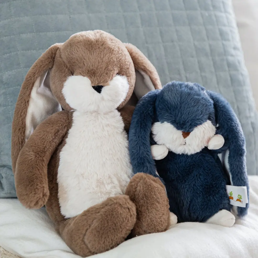 Bunnies By The Bay Floppy Nibble Knuffel - Caramel - 34 cm - afbeelding 6 van 6
