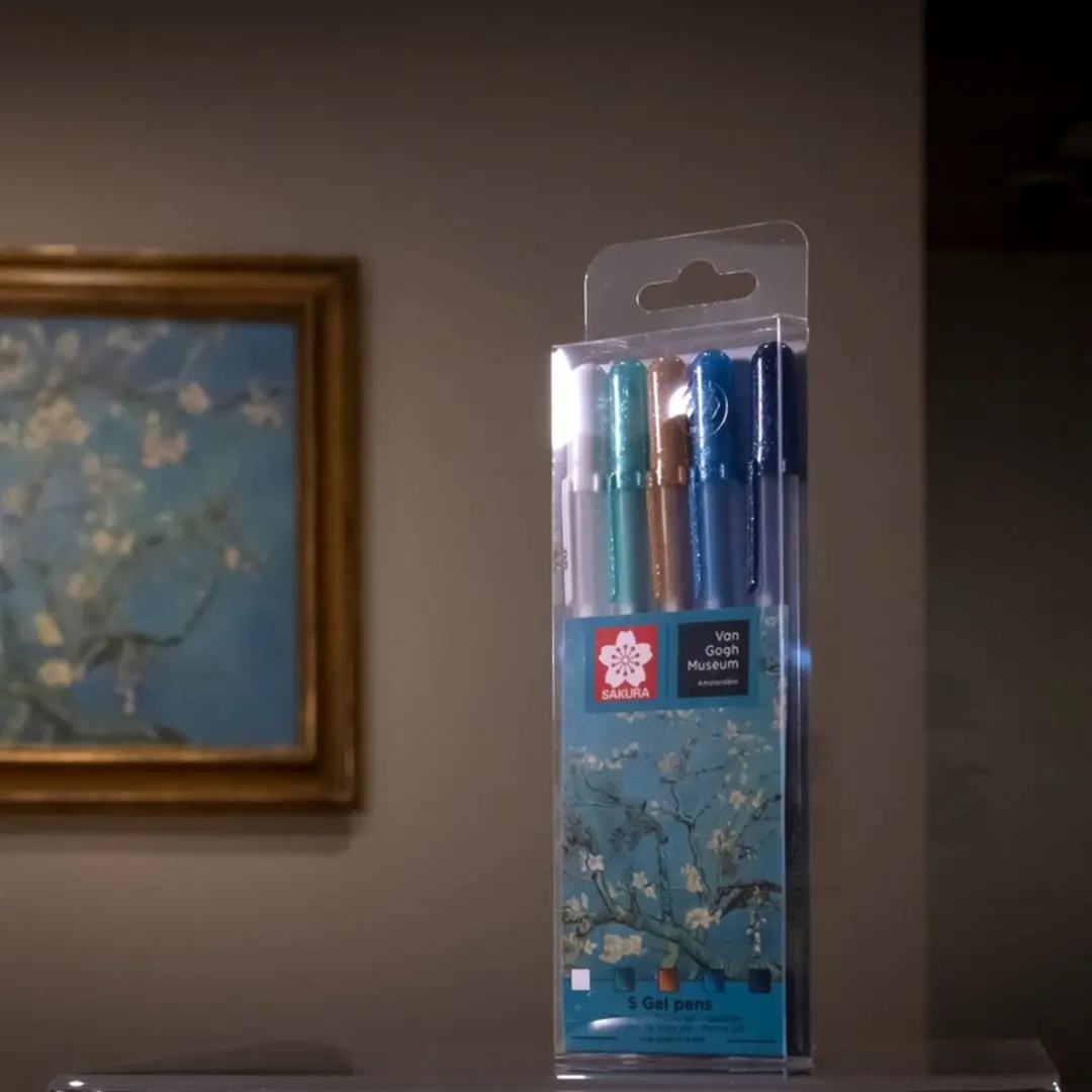Sakura Van Gogh Museum Gelly Roll Gelpennen - 5 Stuks - Gemengd