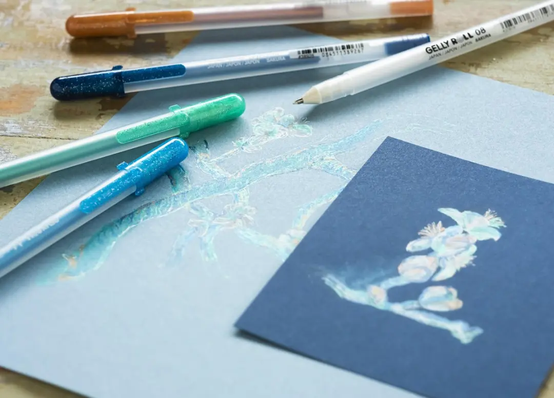 Sakura Van Gogh Museum Gelly Roll Gelpennen - 5 Stuks - Gemengd