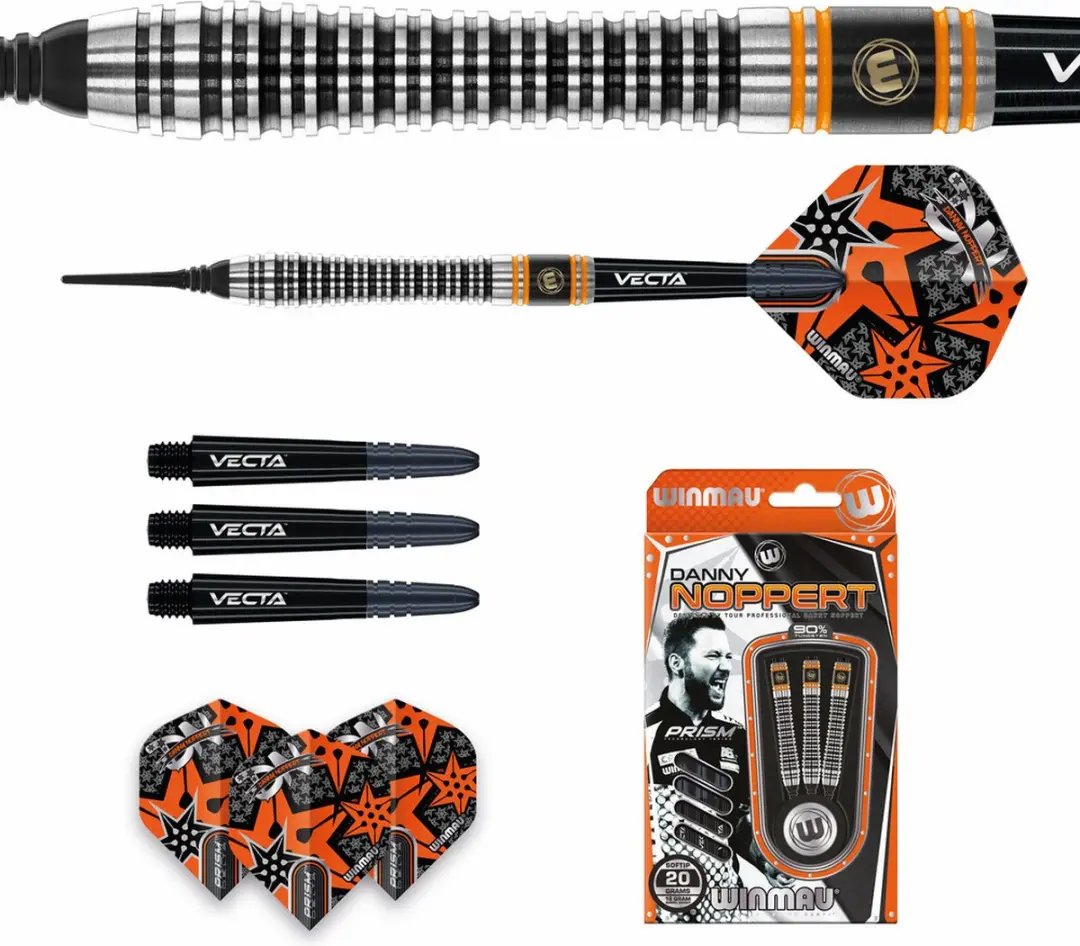 Winmau Danny Noppert 2.0 Soft Tip Darts - 3 Stuks - afbeelding 6 van 6