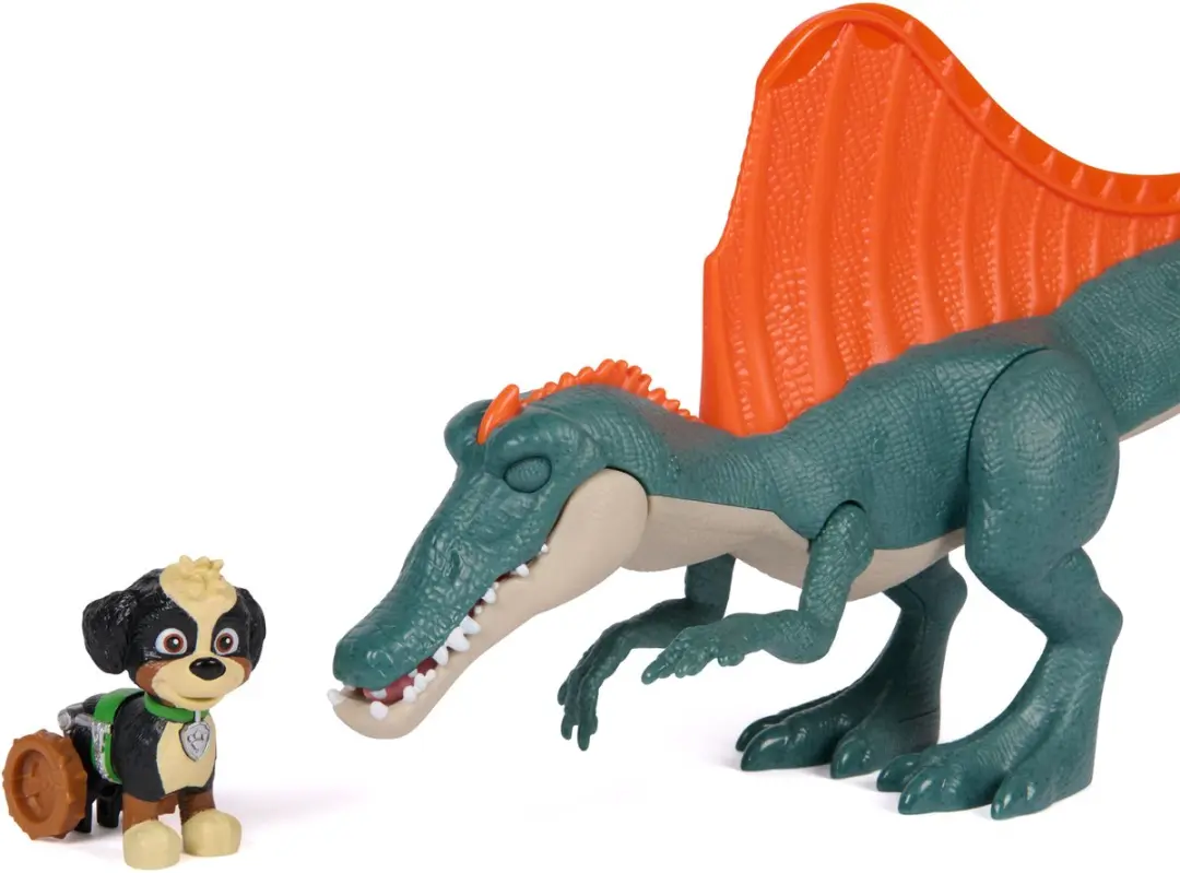 PAW Patrol Dino Rise & Roll Set - Spinosaurus 17,7cm & Rex - Multicolor