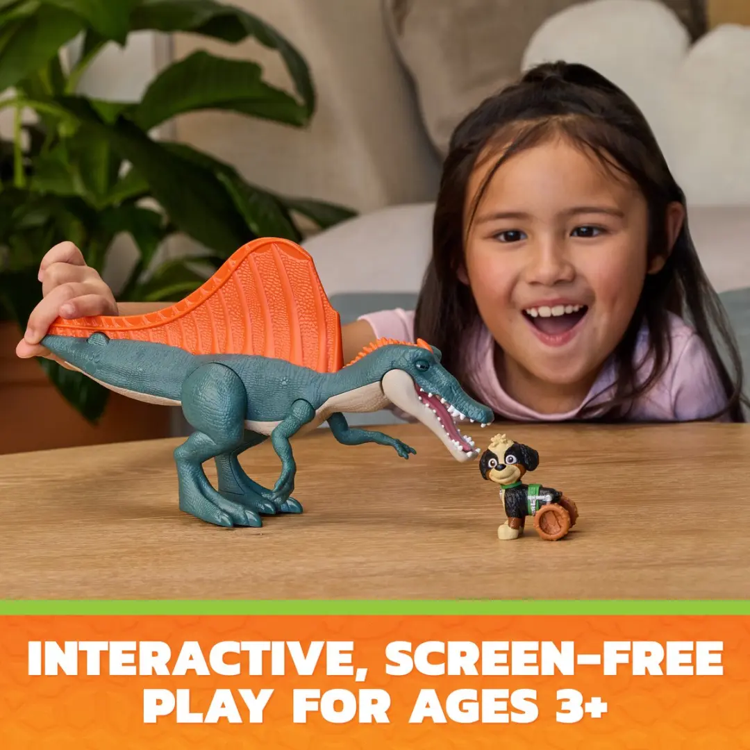 PAW Patrol Dino Rise & Roll Set - Spinosaurus 17,7cm & Rex - Multicolor