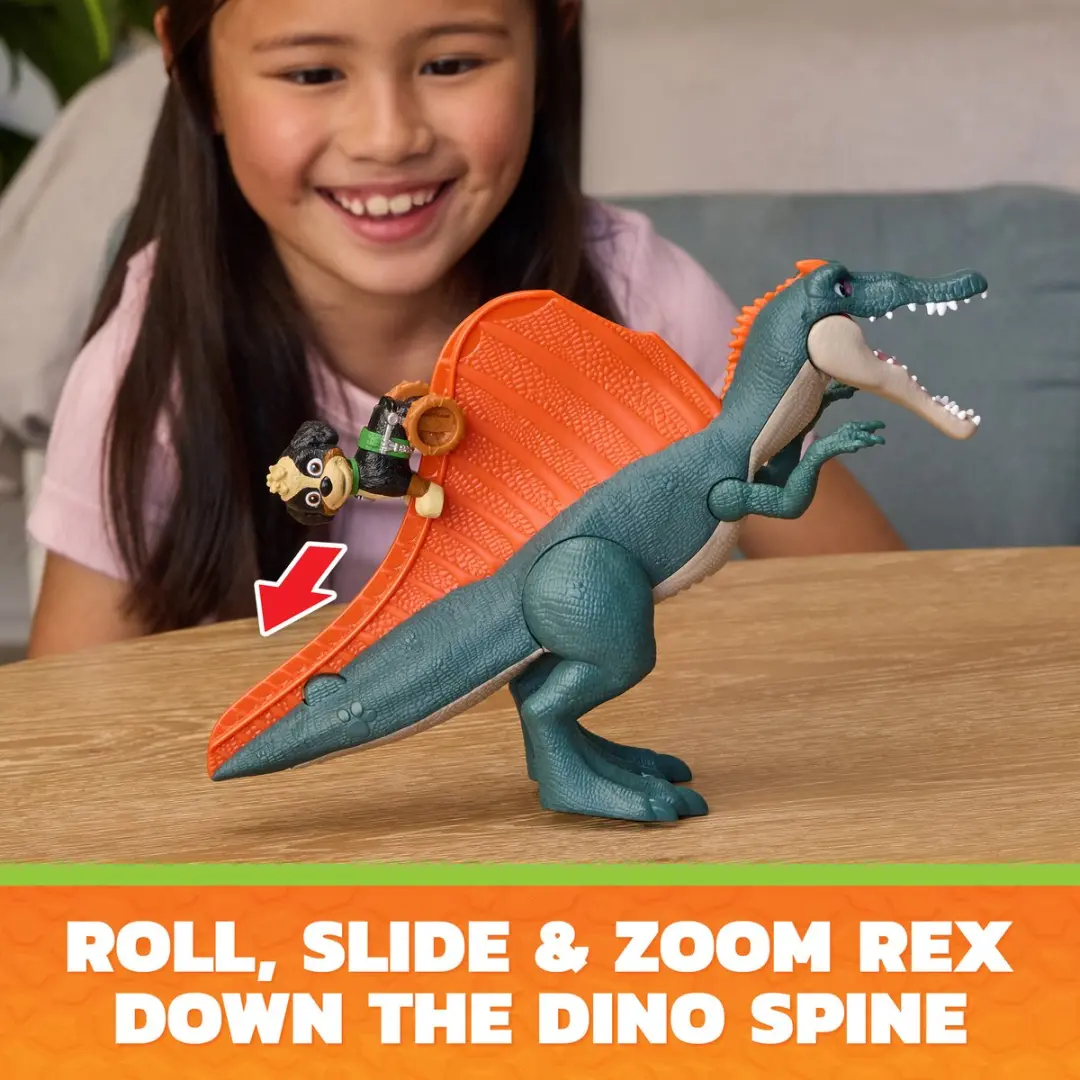 PAW Patrol Dino Rise & Roll Set - Spinosaurus 17,7cm & Rex - Multicolor
