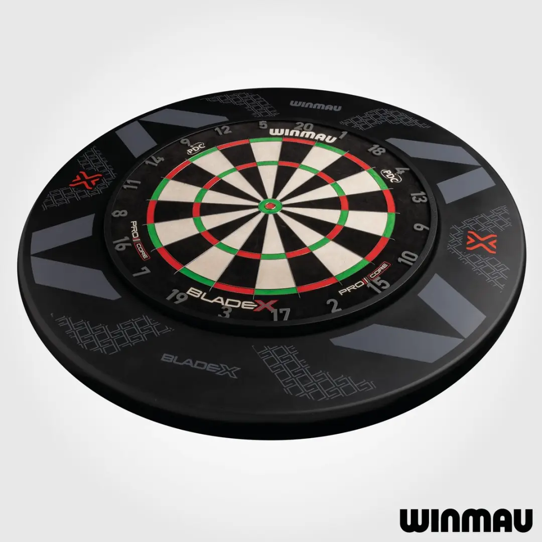 Winmau Blade X Dartbord Surround - Zwart Rood