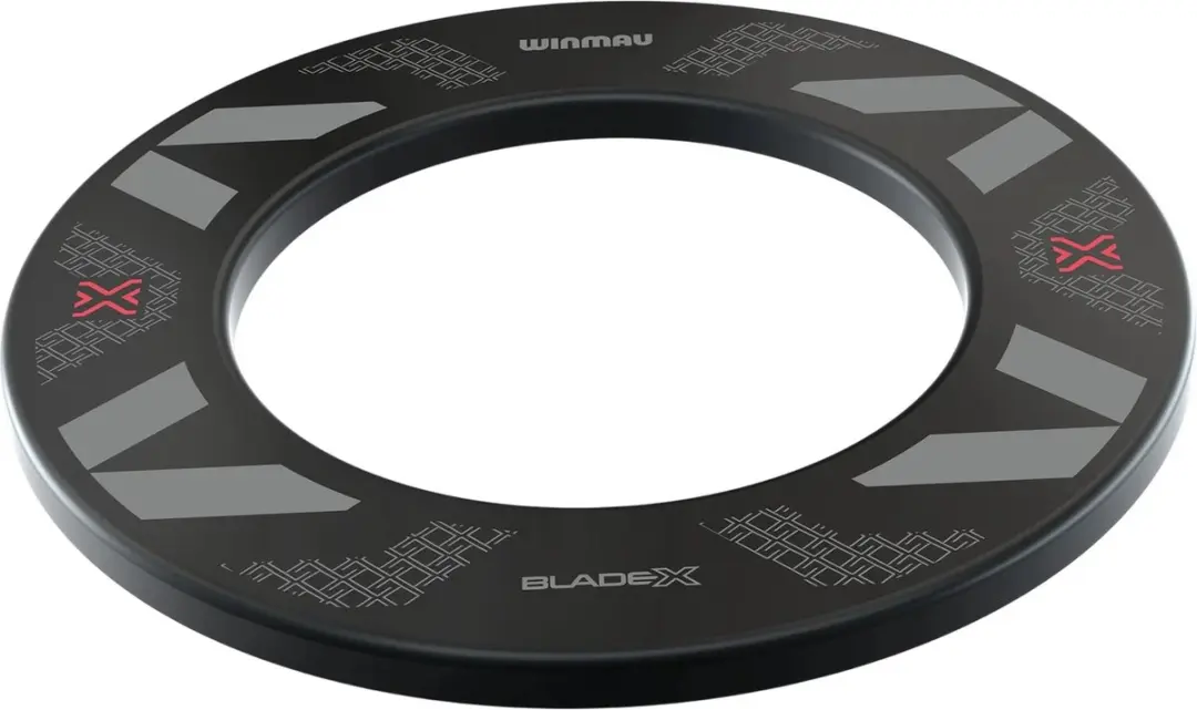 Winmau Blade X Dartbord Surround - Zwart Rood