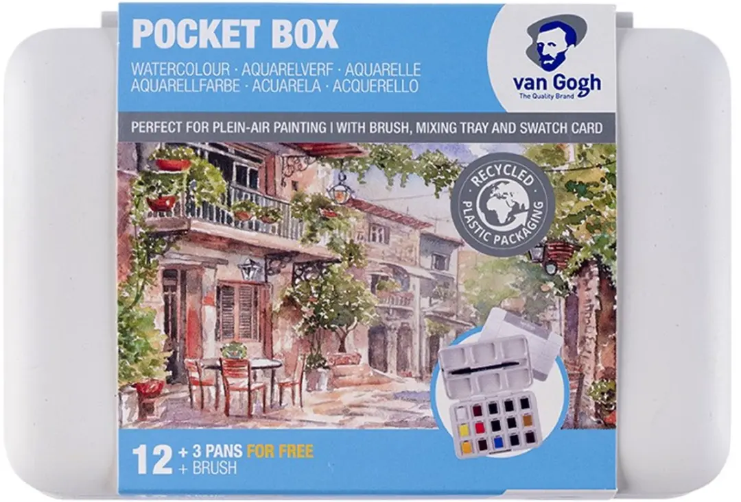 Talens Van Gogh Aquarelverf Pocketbox - Meerkleurig 30g
