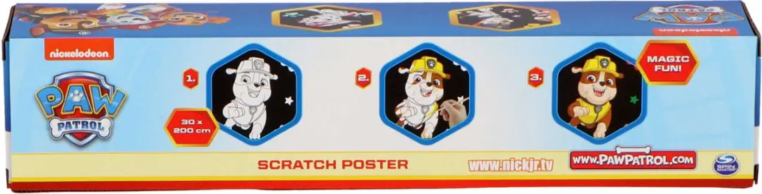 PAW Patrol Kras Poster - Meerkleurig
