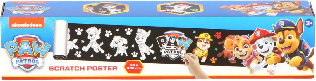 PAW Patrol Kras Poster - Meerkleurig
