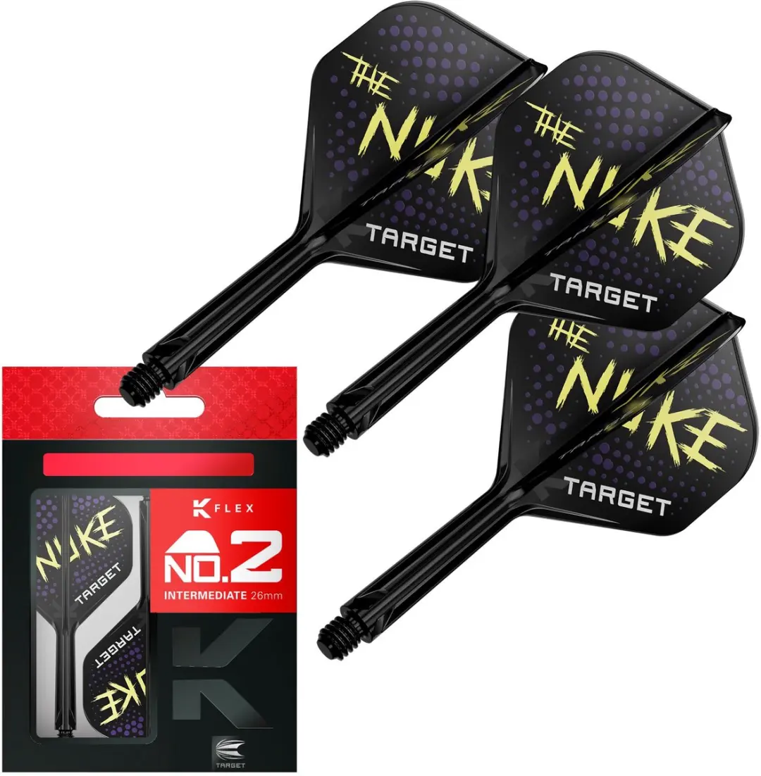 Target K-Flex Luke Littler NO2 Dart Flights Intermediate 26mm