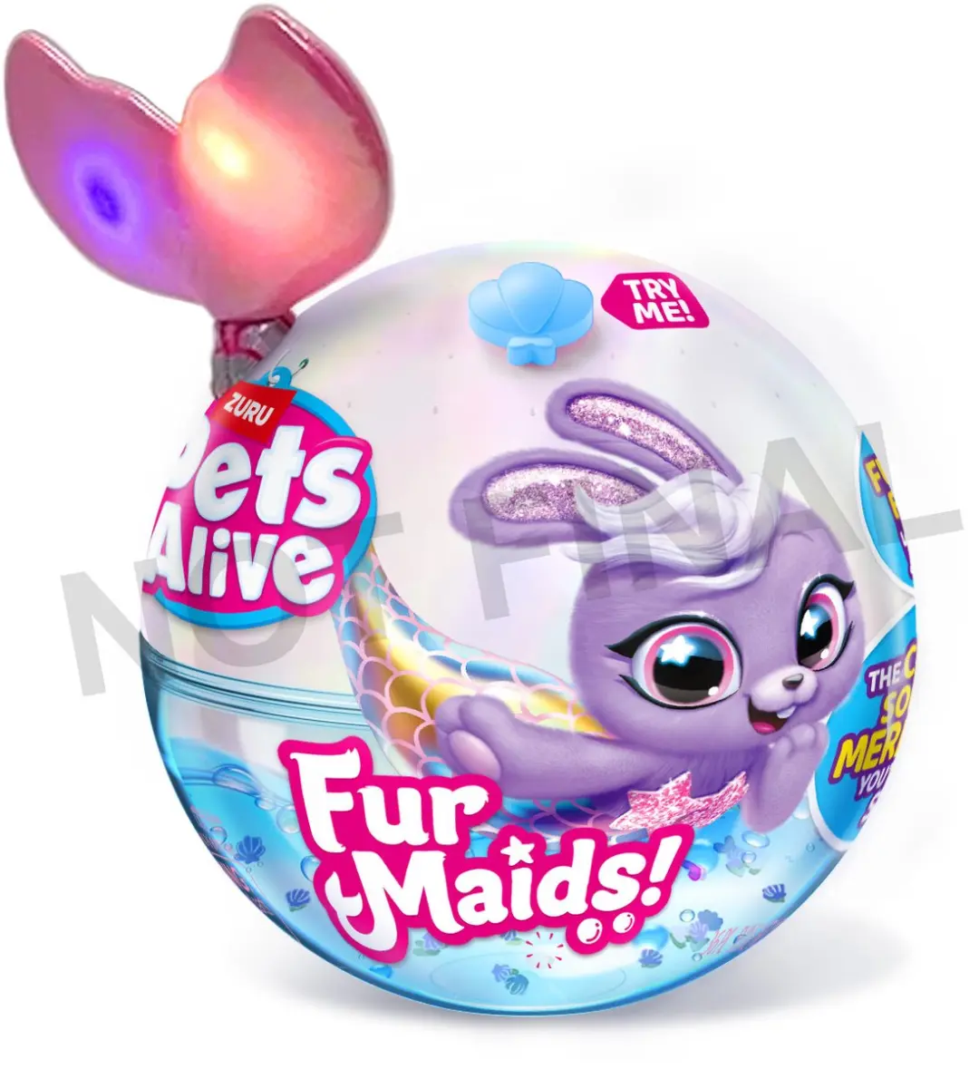 ZURU Fermaids Pluche Bal Knuffel - Meerkleurig