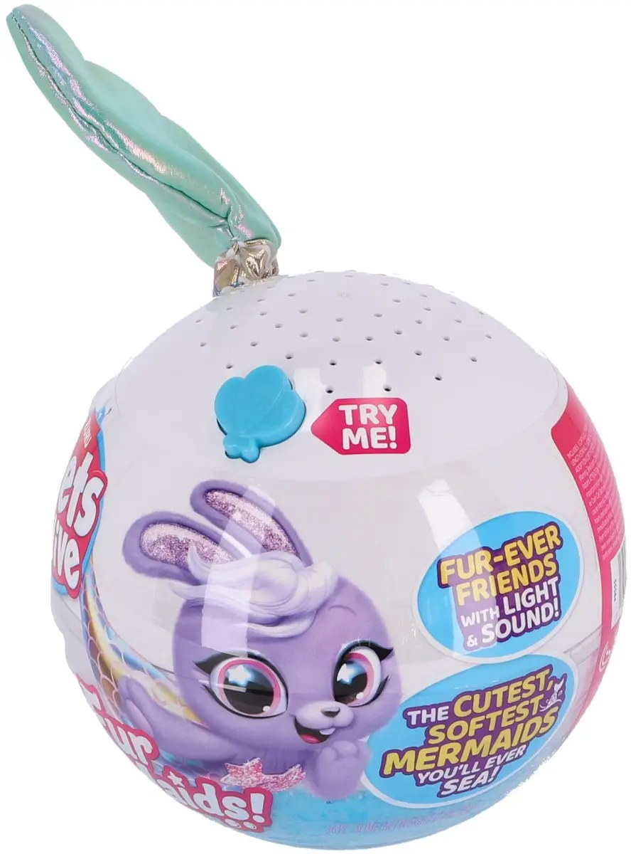 ZURU Fermaids Pluche Bal Knuffel - Meerkleurig