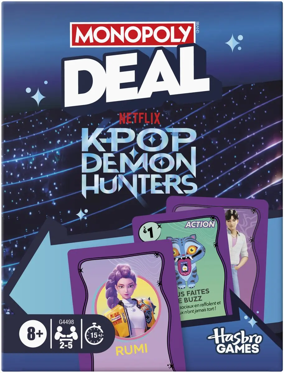 Monopoly Deal KPop Demon Hunters Kaartspel G4498