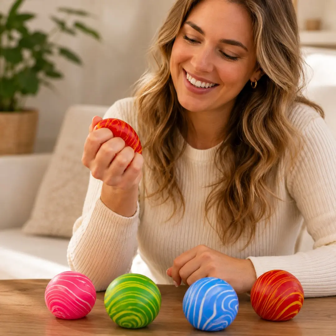Jono Toys Squishy Ball - Zachte Knijpbal - Langzaam Opkomend - Assortiment