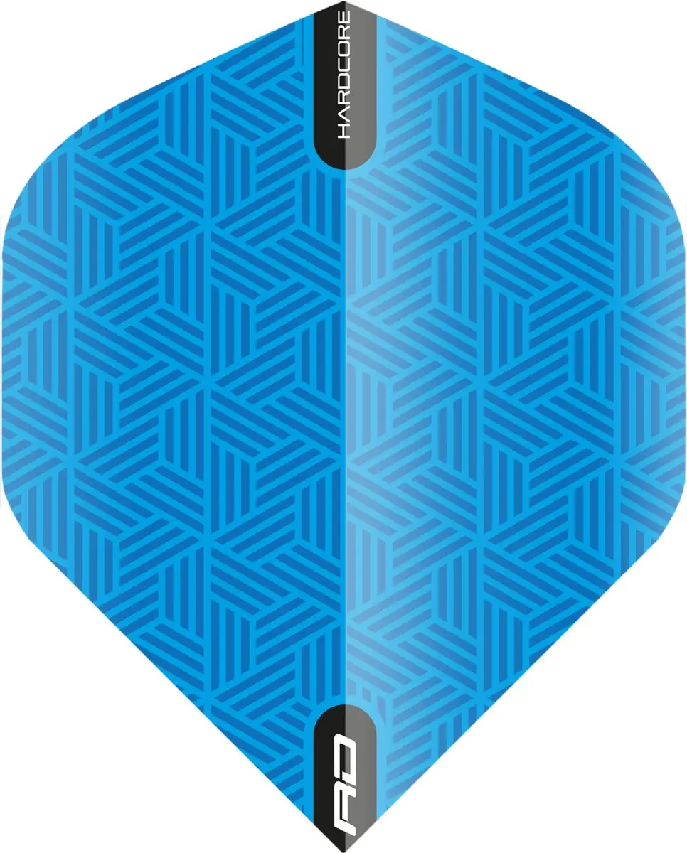 Red Dragon Hardcore XT TF6426 Dart Flights - Blauw