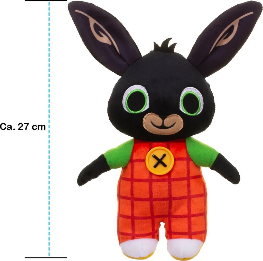 Bing Pluchen Knuffel - Zwart/Rood