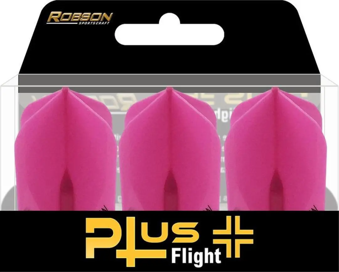 Bull's Robson Plus Flight Std.6 RO-51706 - 3 Stuks - Roze