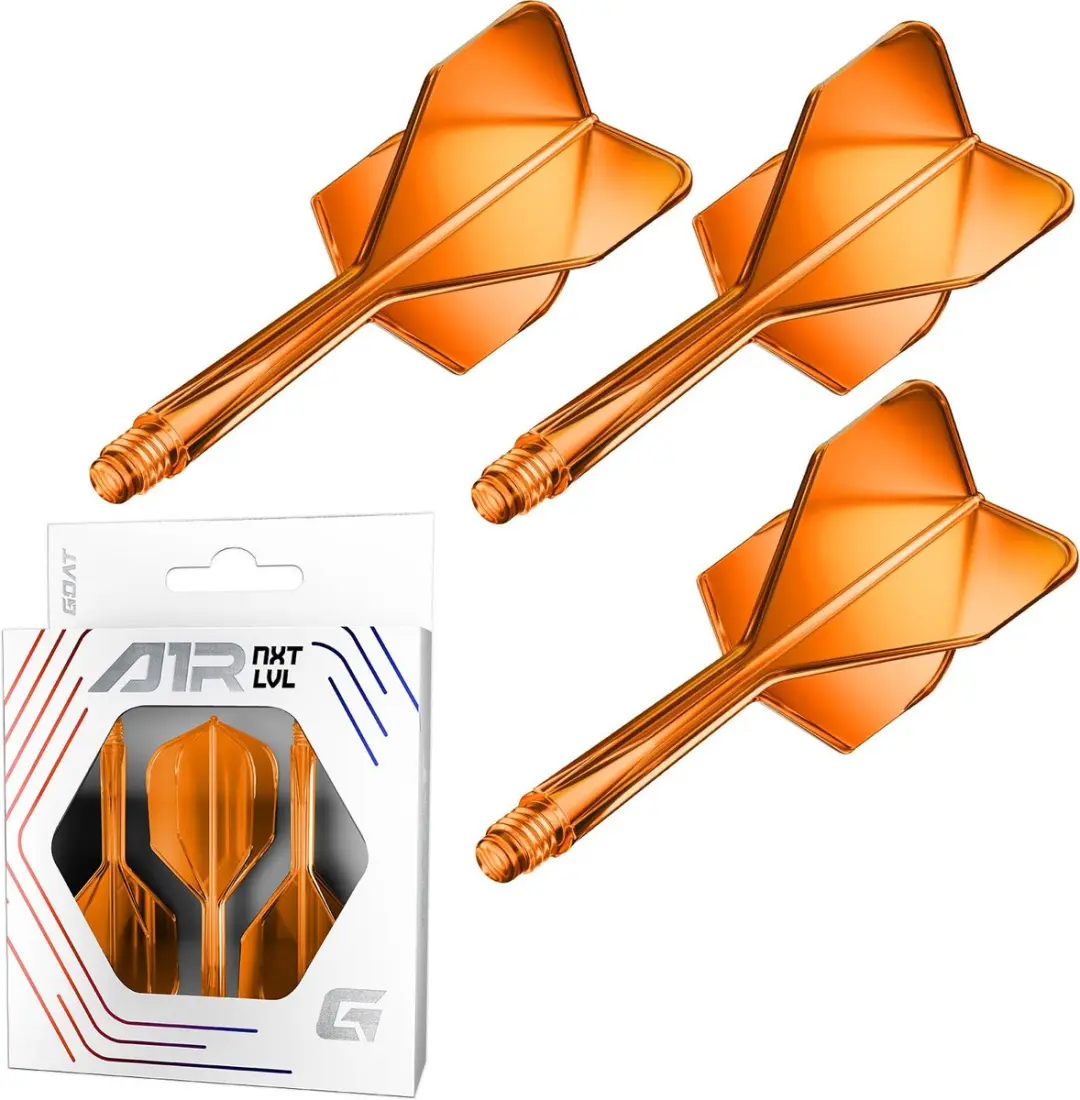 goat Air Neon Orange NO6 Dart Flights - 3 Stuks