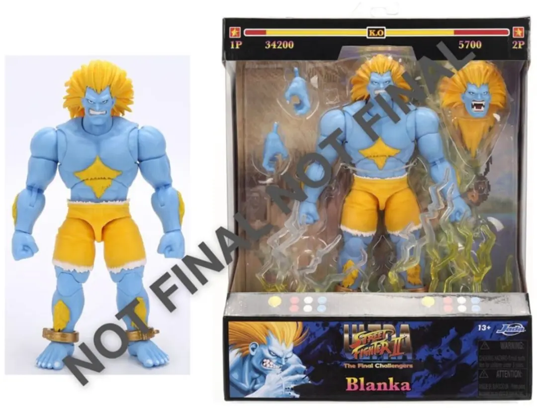 Jada Toys Street Fighter Blanka Action Figuur - 19cm - Multi