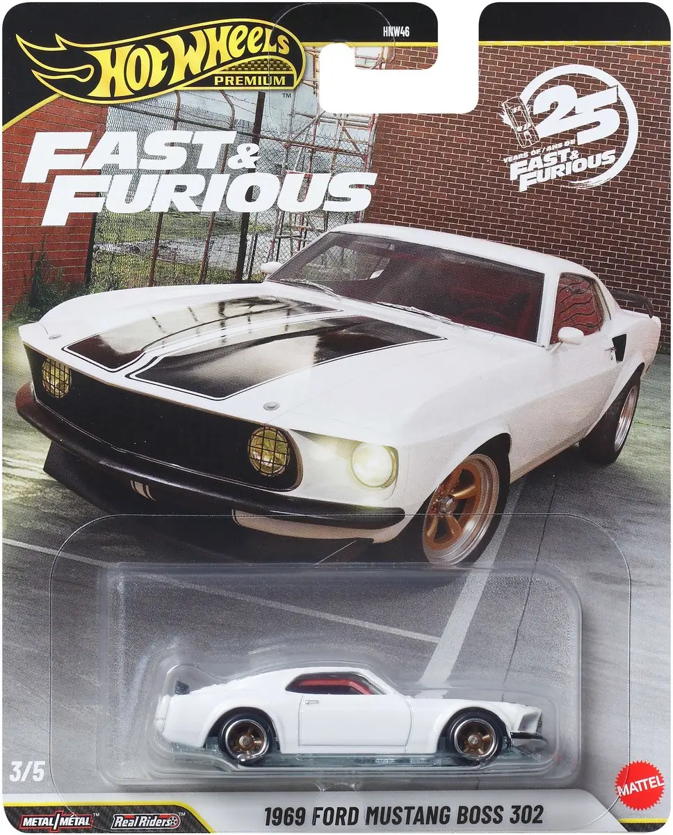 Hot Wheels Fast & Furious JHW72 Premium Auto