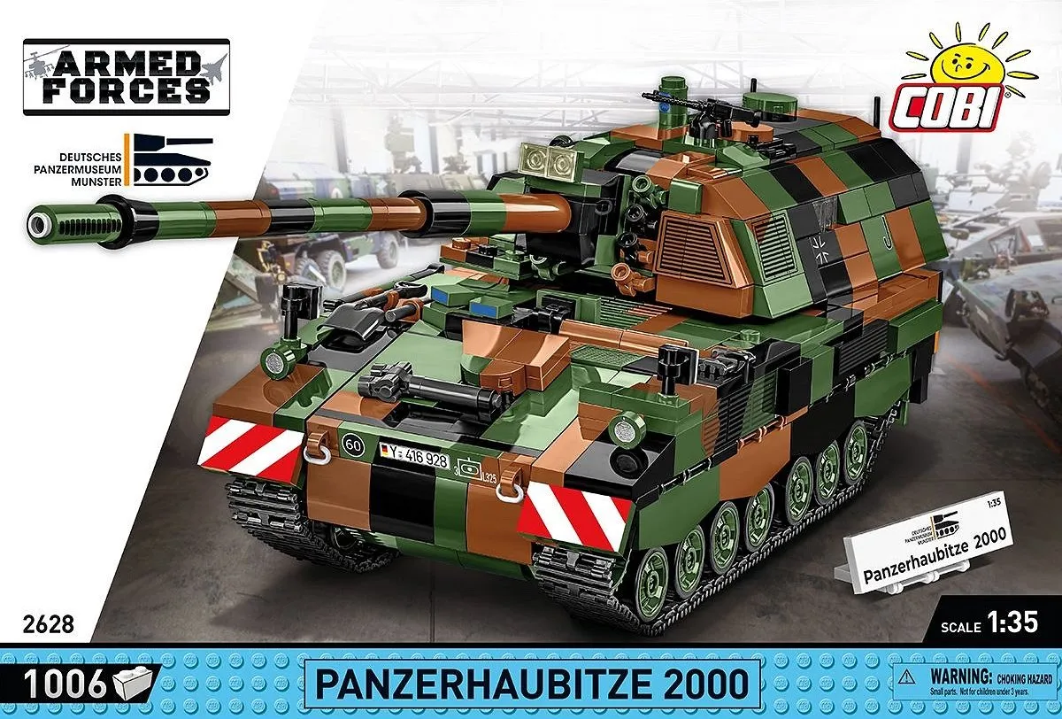 Cobi Houwitser 2628 - 1006 Onderdelen - Meerkleurig