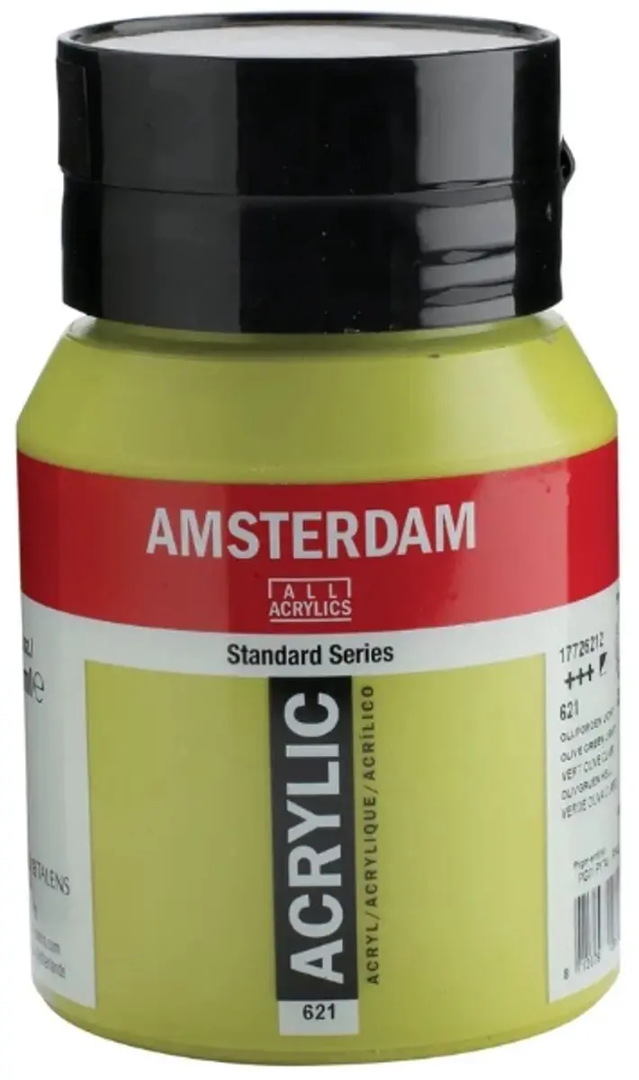 Amsterdam Standard Acrylverf 500ml - Olijfgroen Licht
