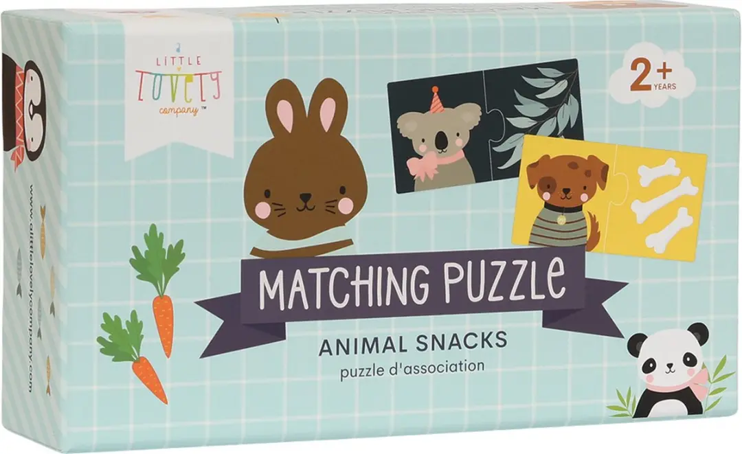 A Little Lovely Company Dierensnacks Combi Puzzel