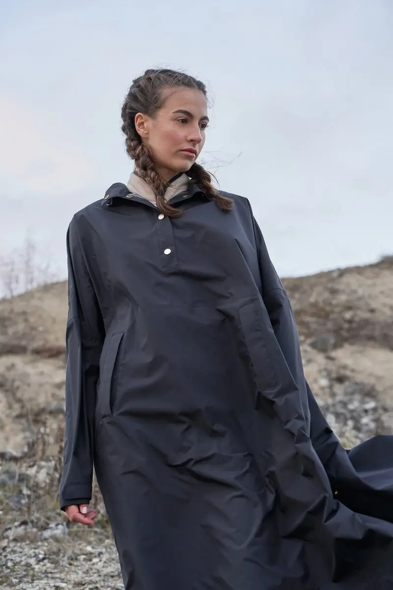 Ilse Jacobsen Regenponcho RAIN221SP - Black
