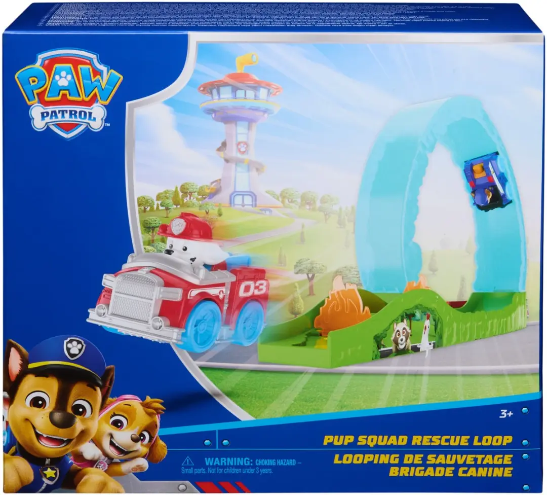 PAW Patrol Pup Squad Reddingslooping - Baanspeelset - 2016516 - Meerkleurig