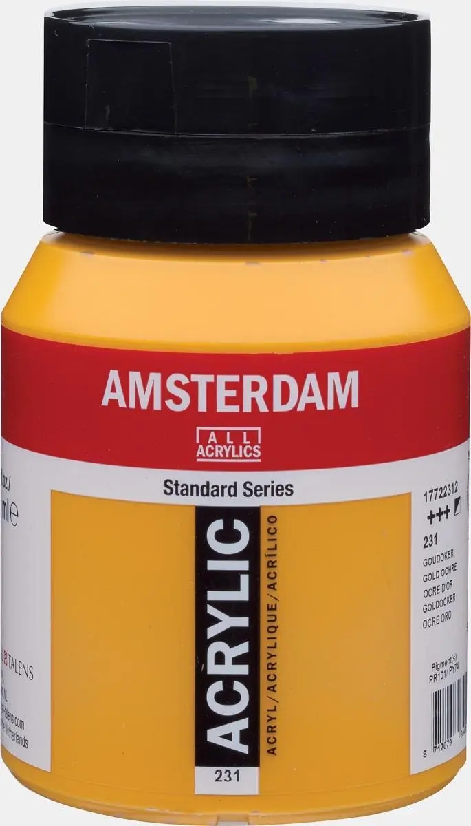 Amsterdam Standard Acrylverf 500ml - 231 Goudoker