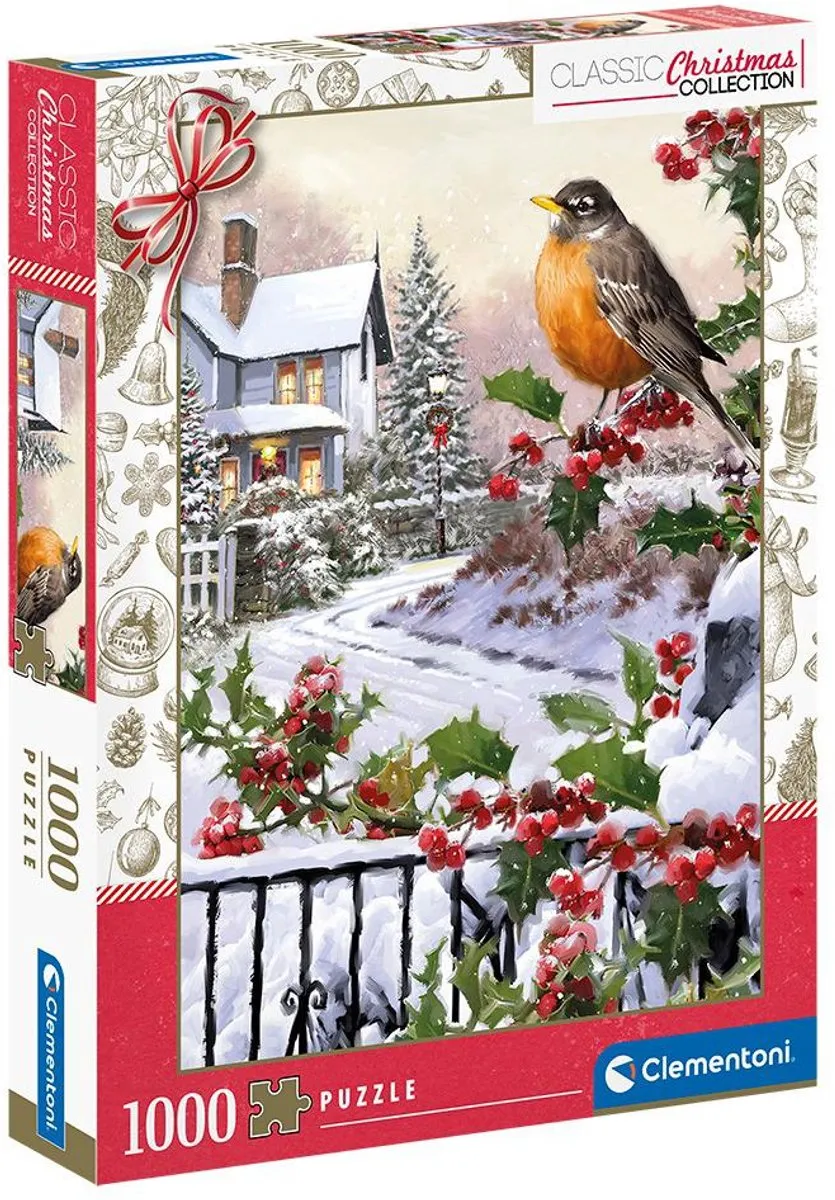 Clementoni Puzzle 1000 Classic Christmas Collection 81501
