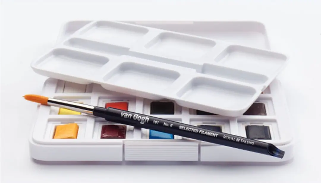 Van Gogh Aquarelverf Pocket Box Basic - 12 Kleuren 12ml