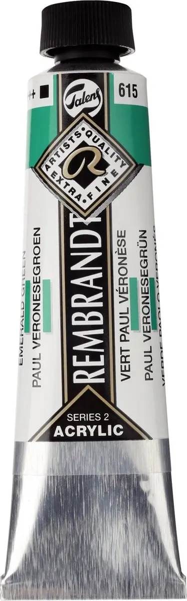Rembrandt Acryl Verf 615 Emerald Green 40ml