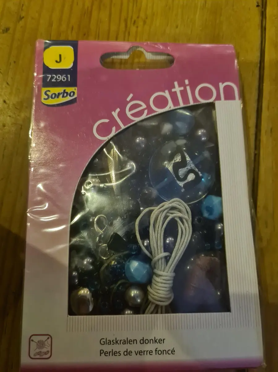 Sorbo Glaskralen Armband/Ketting Set